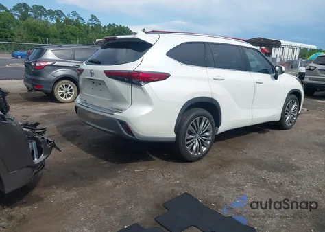 2021 Toyota Highlander Platinum from USA, damaged, VIN 5TDFZRAHXMS038802